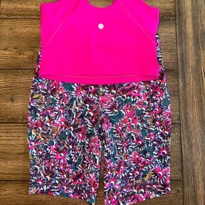 Like NEW | lululemon High-Rise Short | Floral Electric Multi | Size 6 | 8"